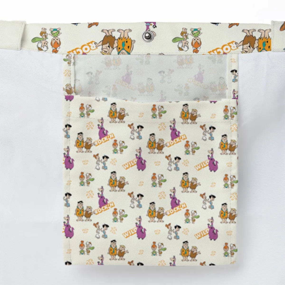 Rock'n The Flintstones Large Tote Bag