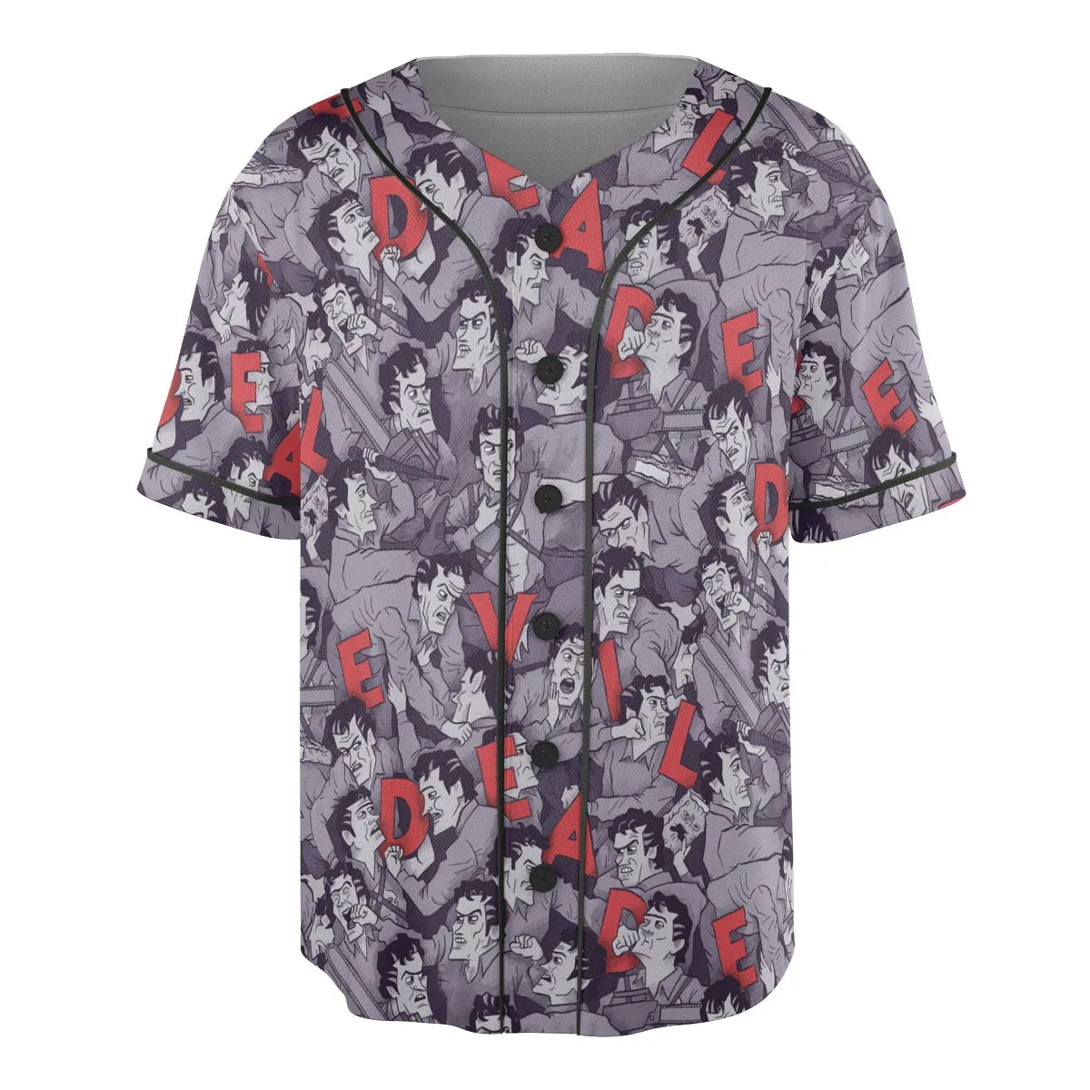 Chainsaw Evil Dead  Seamless Unisex Baseball Jersey