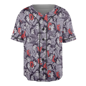 Chainsaw Evil Dead  Seamless Unisex Baseball Jersey