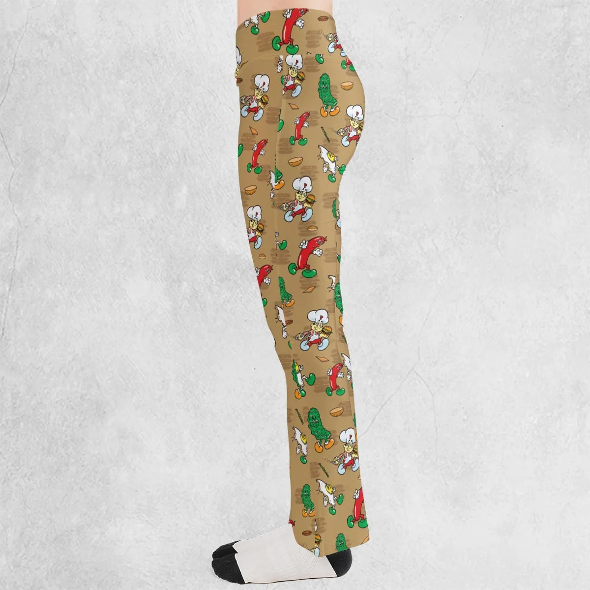 BurgerTime Arcade Flare Leggings