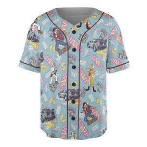 Marty McFly Dr. Emmett Brown Back To The Future Unisex Baseball Jersey