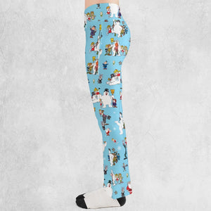 Cast Frosty The Snowman Flare Leggings