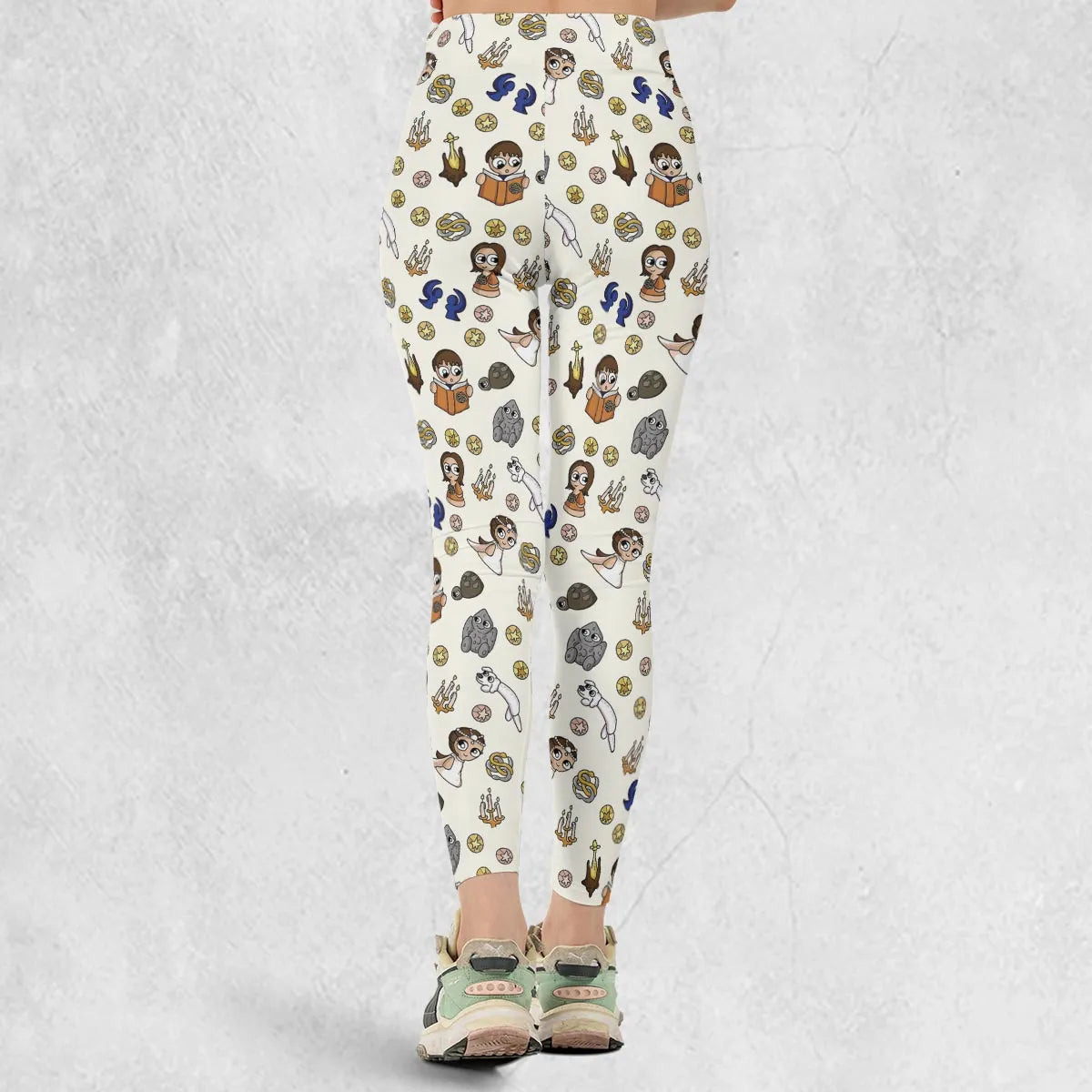 Doodle Luck Dragon Falkor The Neverending Story Legging