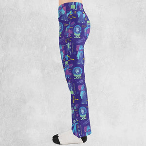 Happy Haunts Journal Haunted Mansion Flare Leggings
