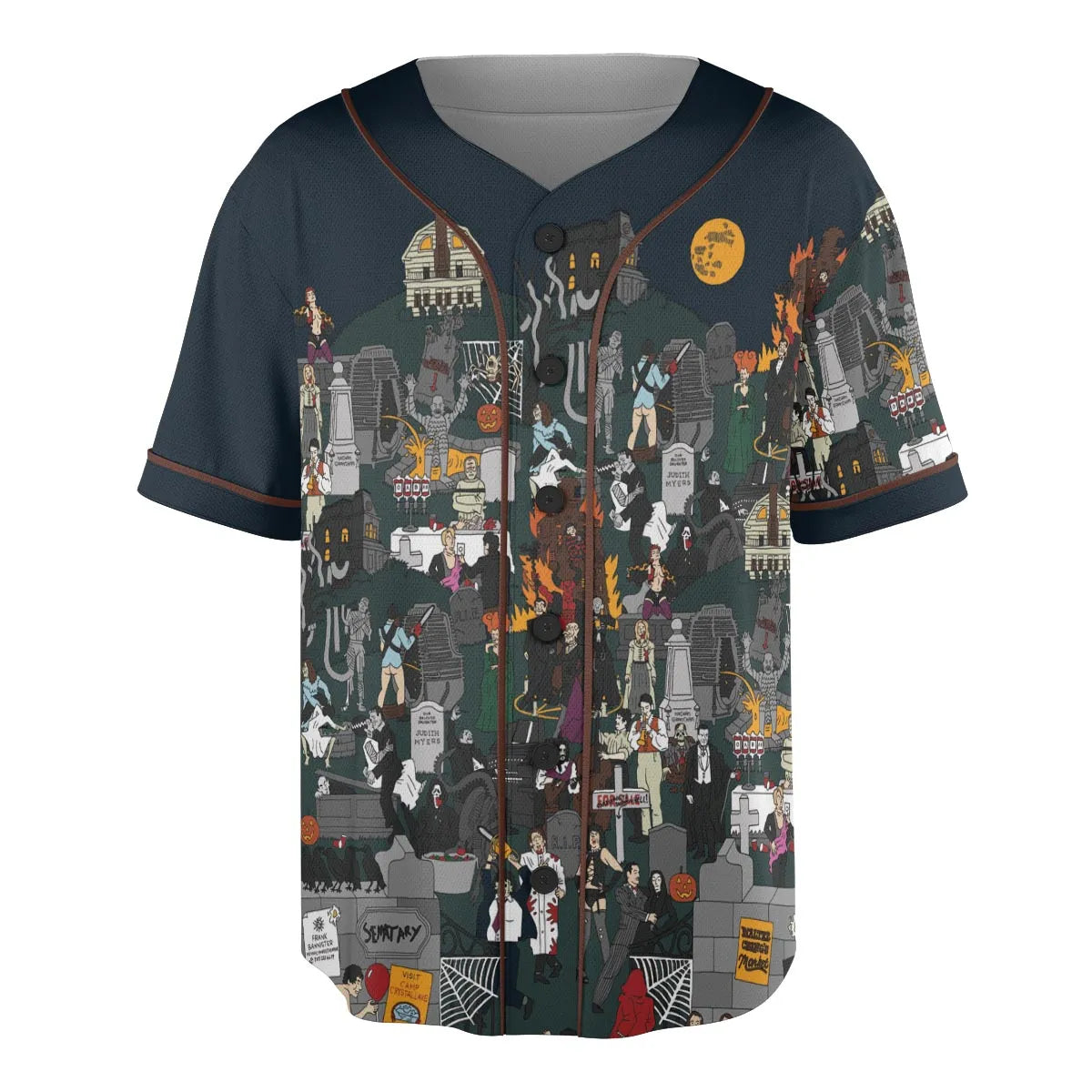 Horror Street Unisex Baseball Jersey