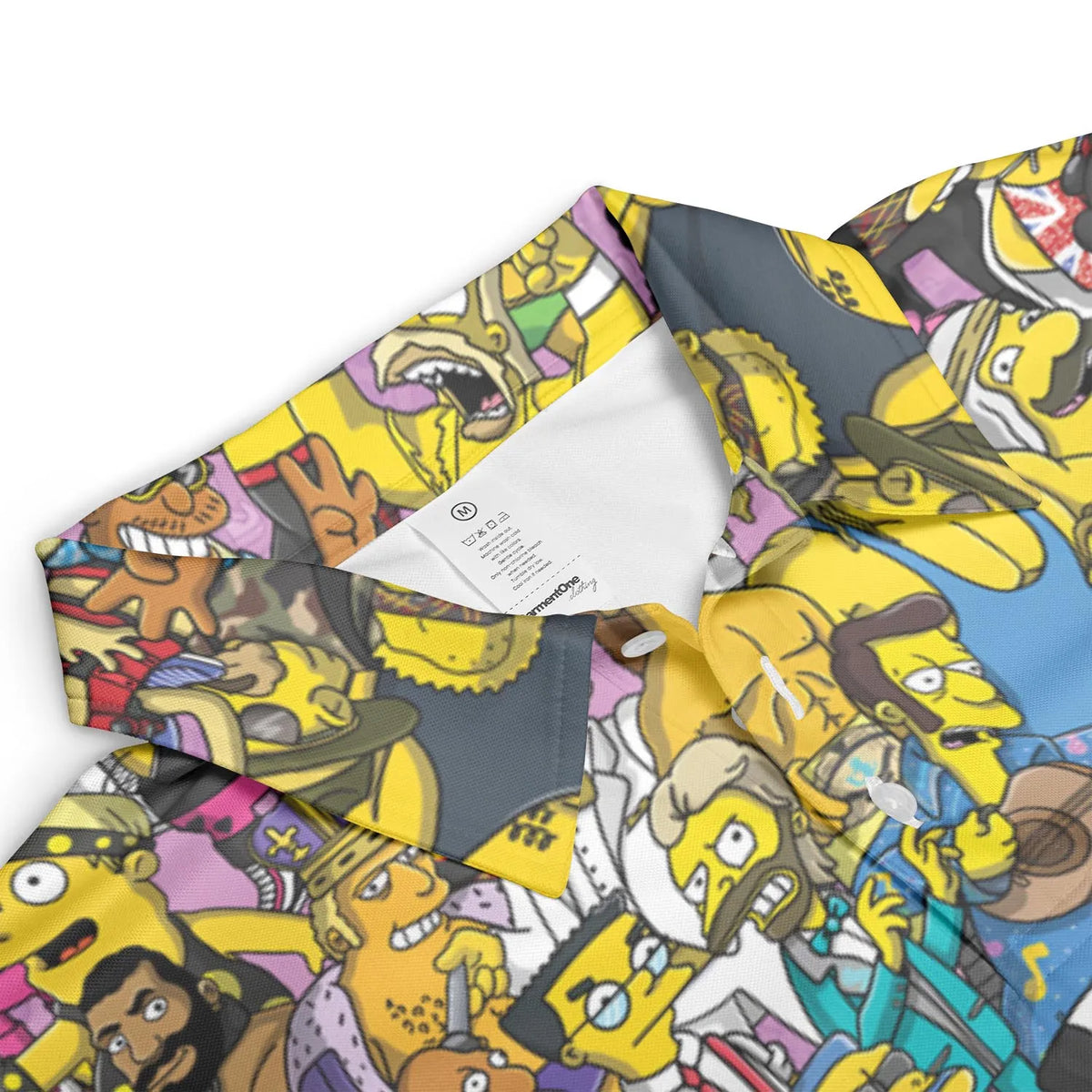 WWF Simpsons AOP Men/Women Polo Shirt