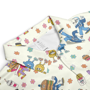 BADA BOP BA BA Mcdonaldland AOP Men/Women Polo Shirt