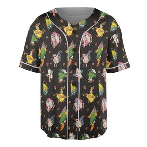 Rocko's Modern Life Pattern Unisex Baseball Jersey