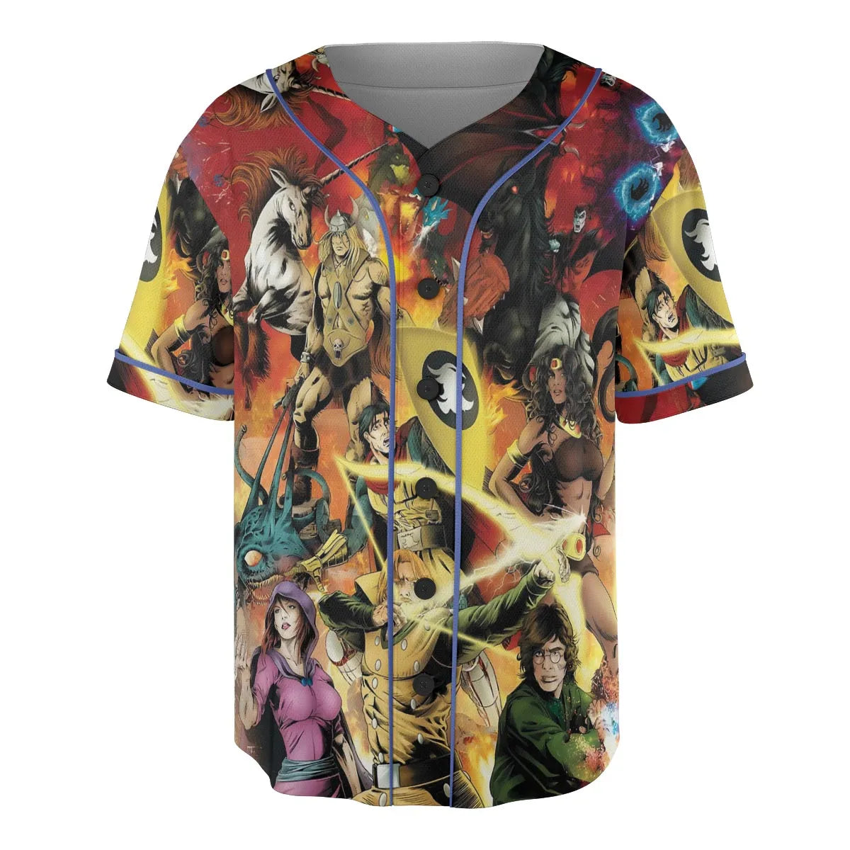 Great Power Dungeons Unisex Baseball Jersey