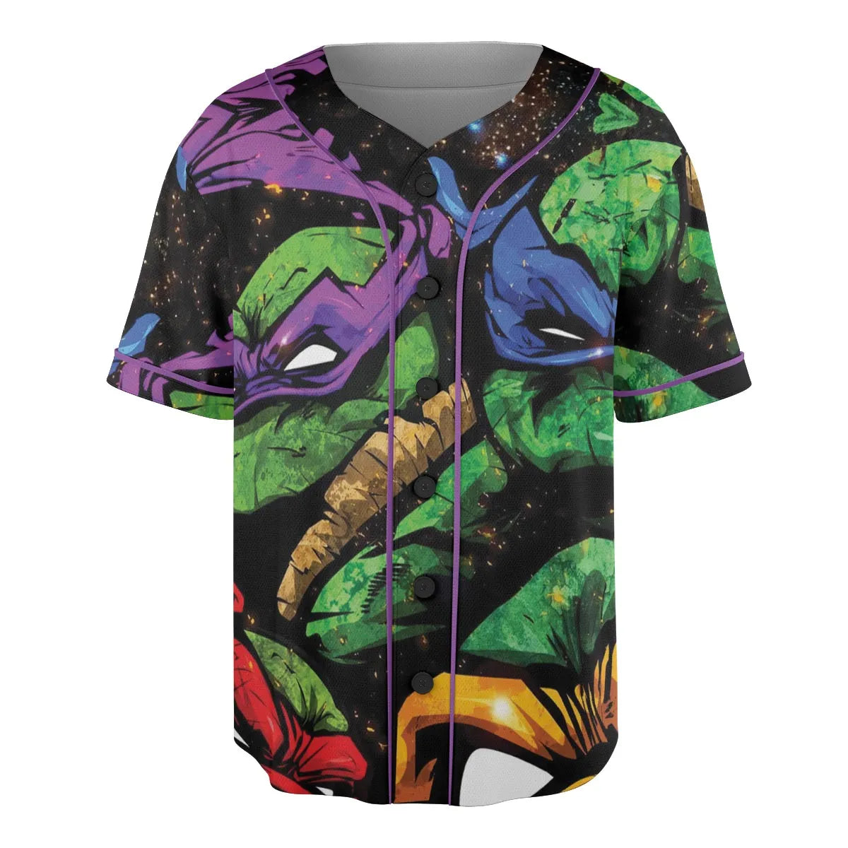 Four Ninja Turtles TMNT Unisex Baseball Jersey