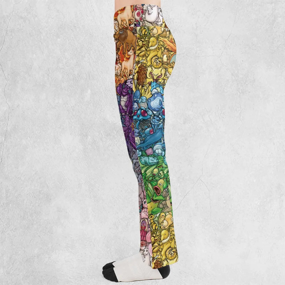 Rainbow Epic Pokemon Flare Leggings