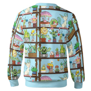 Grass Type Pokemon Cardigan