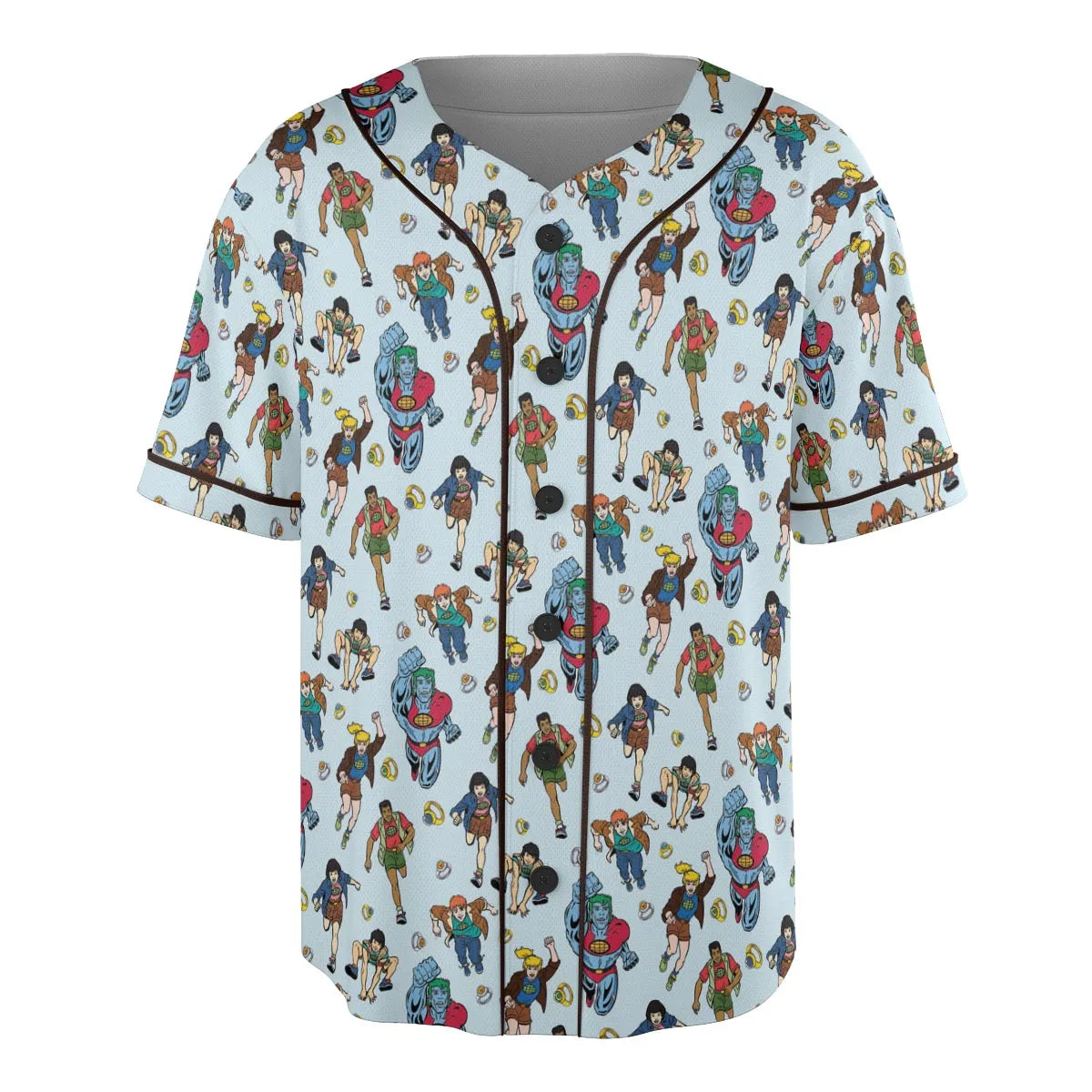 Save The Planet Captain Planet and the Planeteers Unisex Baseball Jersey