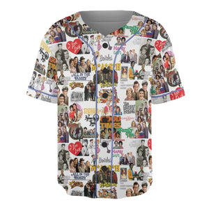 Stuck in the 80s Famous Sitcom Unisex Baseball Jersey