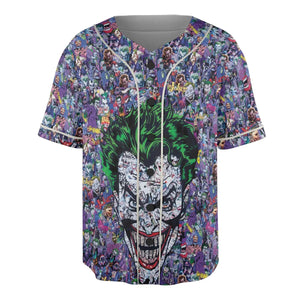 Joker The Most Favourite Characters Pattern Unisex Baseball Jersey