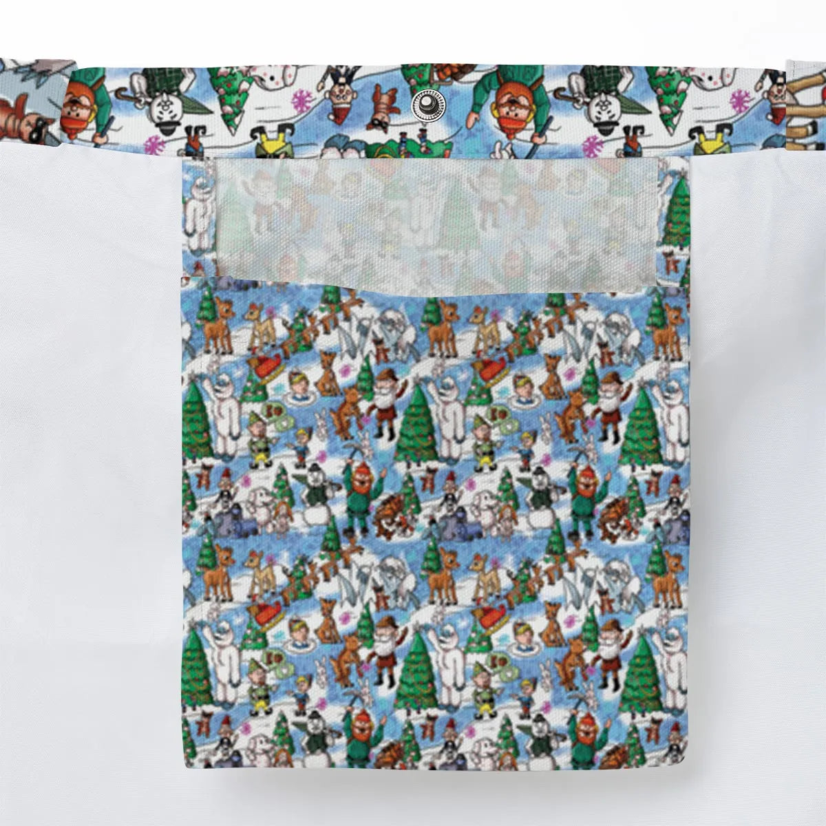 Snowland Rudolph the Red-Nosed Reindeer Large Tote Bag