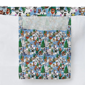 Snowland Rudolph the Red-Nosed Reindeer Large Tote Bag