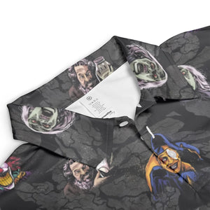 Cult Movie Characters Ghastly Grinner Nosferatu AOP Men/Women Polo Shirt