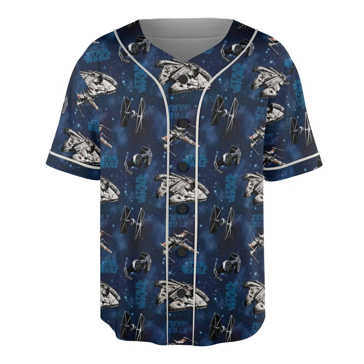 Star Wars Ships Pattern Unisex Baseball Jersey