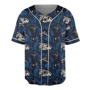Star Wars Ships Pattern Unisex Baseball Jersey