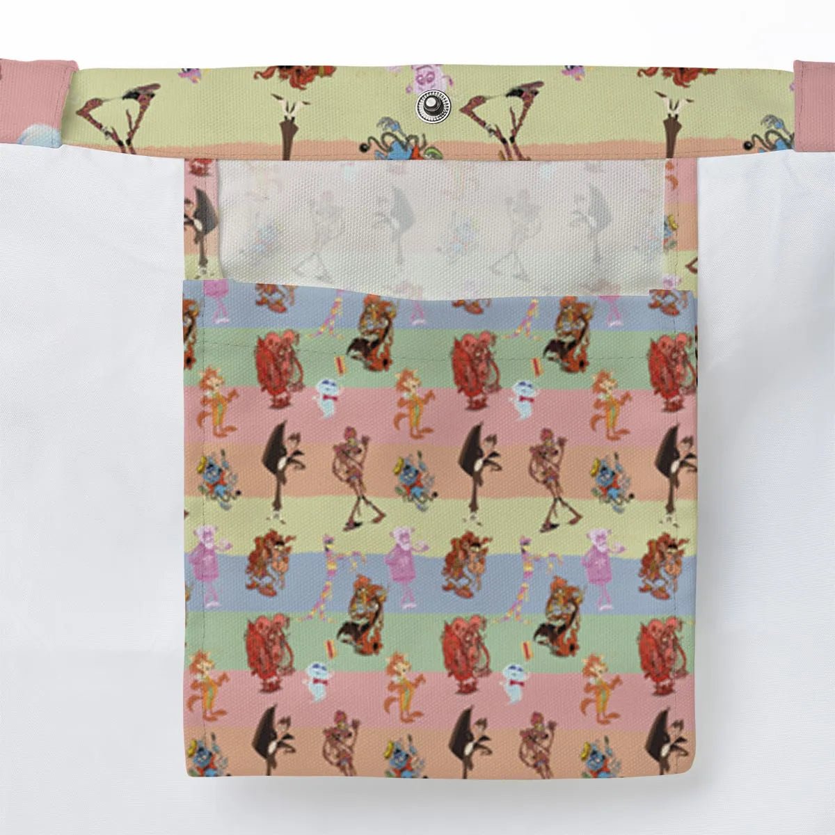 Spooky Monster Mash Cereal Monster Large Tote Bag