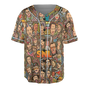 Blues Brothers Waynes World Coneheads SNL Characters Unisex Baseball Jersey