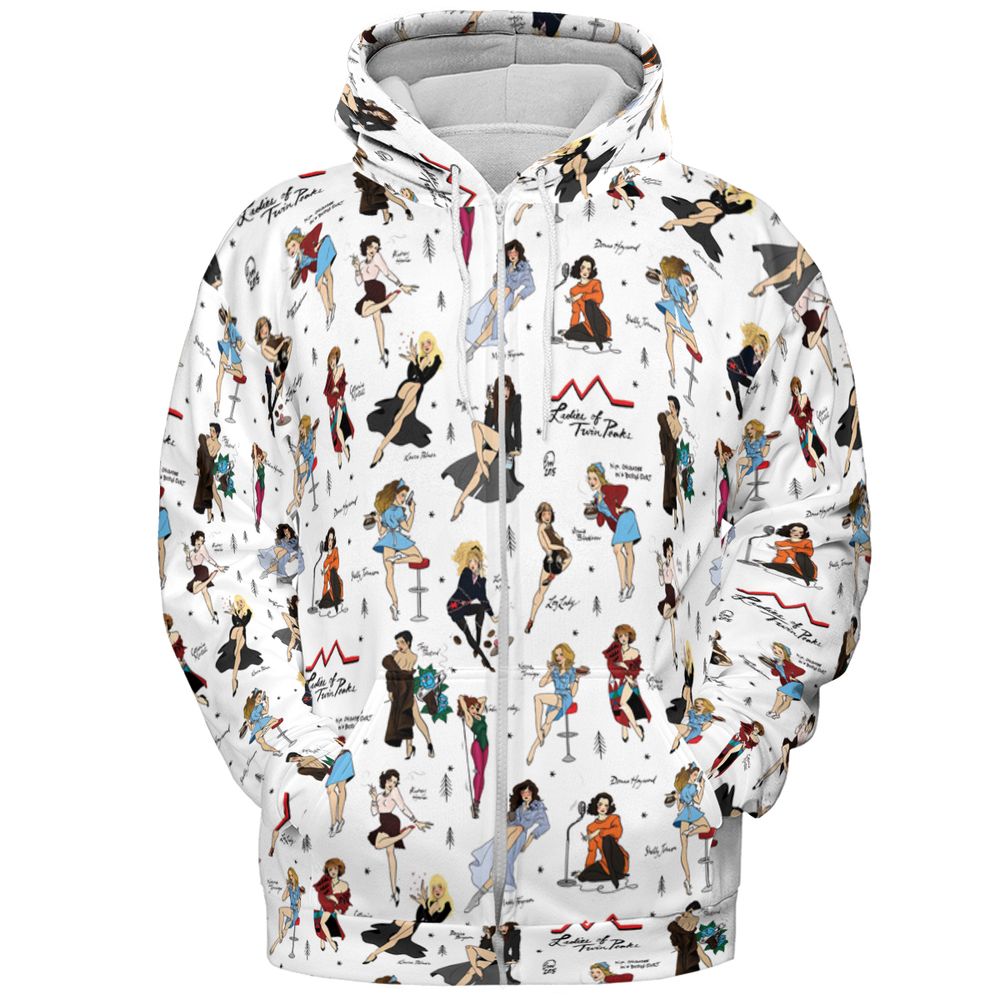 All-over Print Hoodie - 51BPFQHL -  - 3