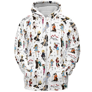 All-over Print Hoodie - 51BPFQHL -  - 3