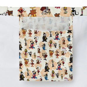 Nostalgia Underdog Characters Large Tote Bag
