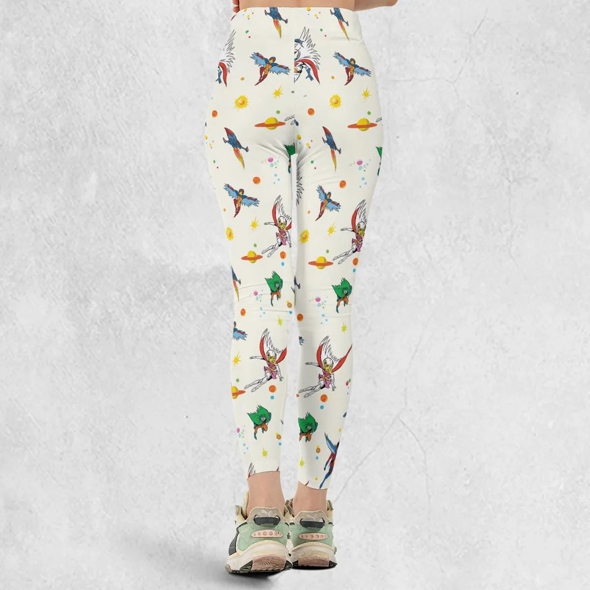 Battle of the Planets Pattern Legging