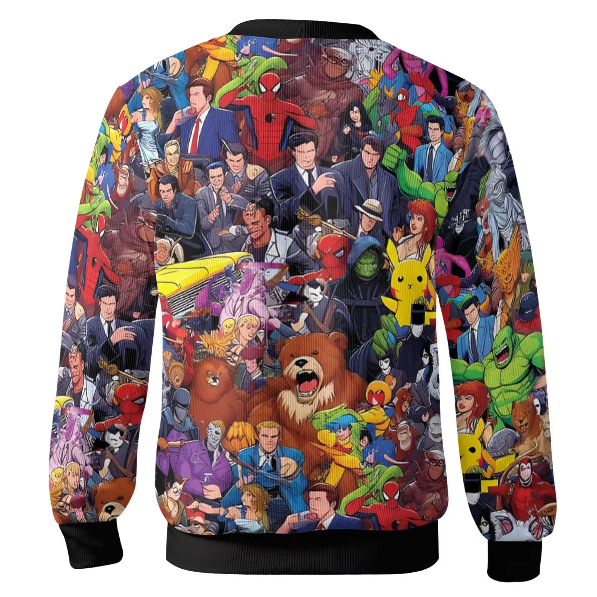 All-Genre Cartoon Mashup Cardigan