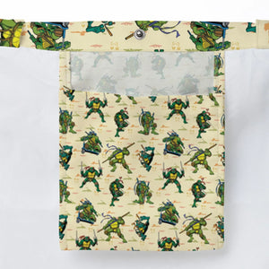 TMNT Characters Weapon Pattern Large Tote Bag