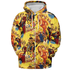 All-over Print Hoodie - NQXBPTJA -  - 3
