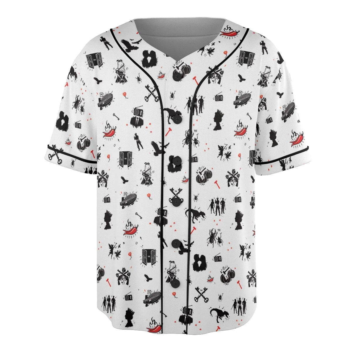 Legandary Bands Mashup Unisex Baseball Jersey