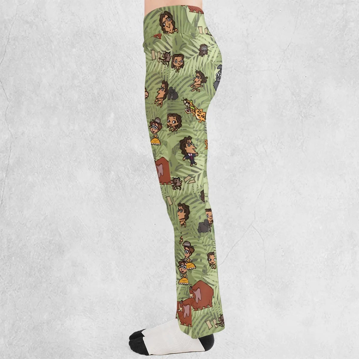 Tarzan Characters Flare Leggings
