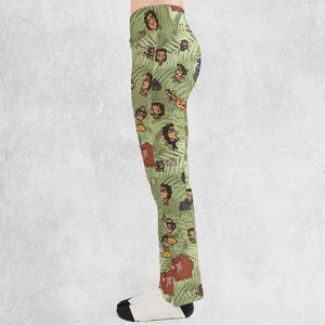 Tarzan Characters Flare Leggings