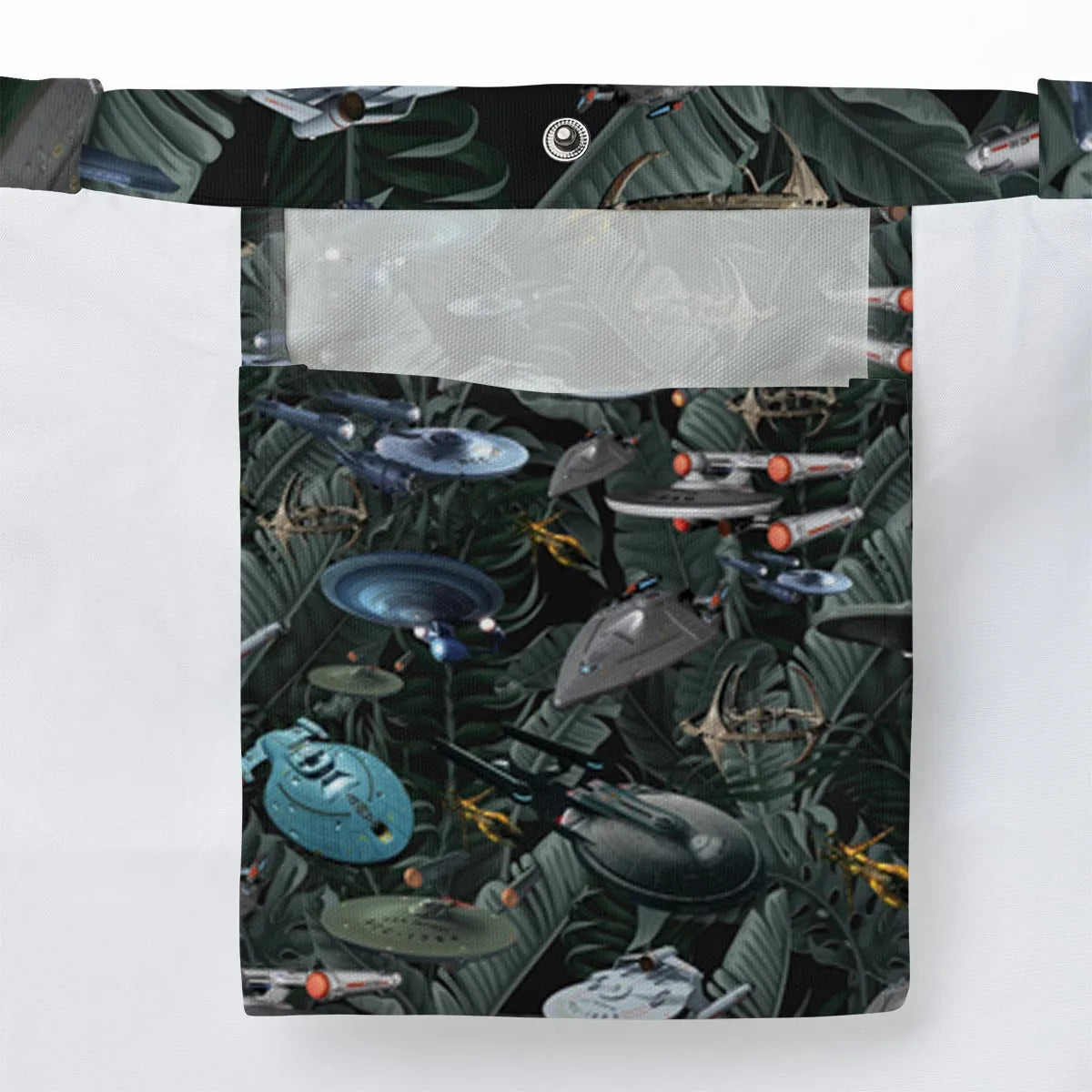 Star Trek Spaceship Pattern Large Tote Bag