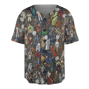 Star Wars Characters Figures Unisex Baseball Jersey