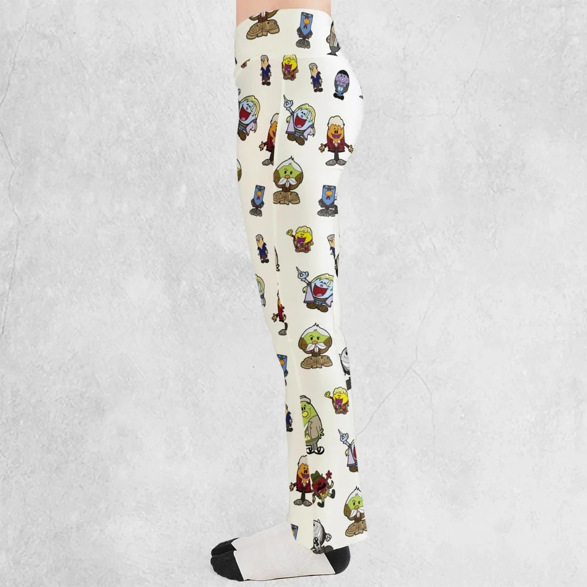 Doctor Who and Mr Men Pattern Flare Leggings