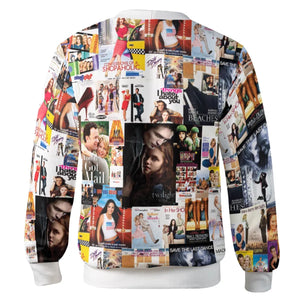 Chick Flick Movie Poster Collage Cardigan