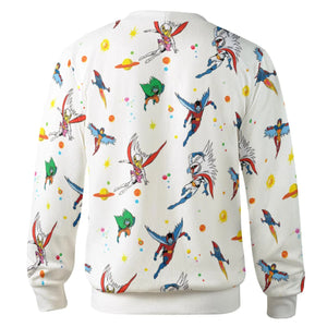 Battle of the Planets Pattern Cardigan