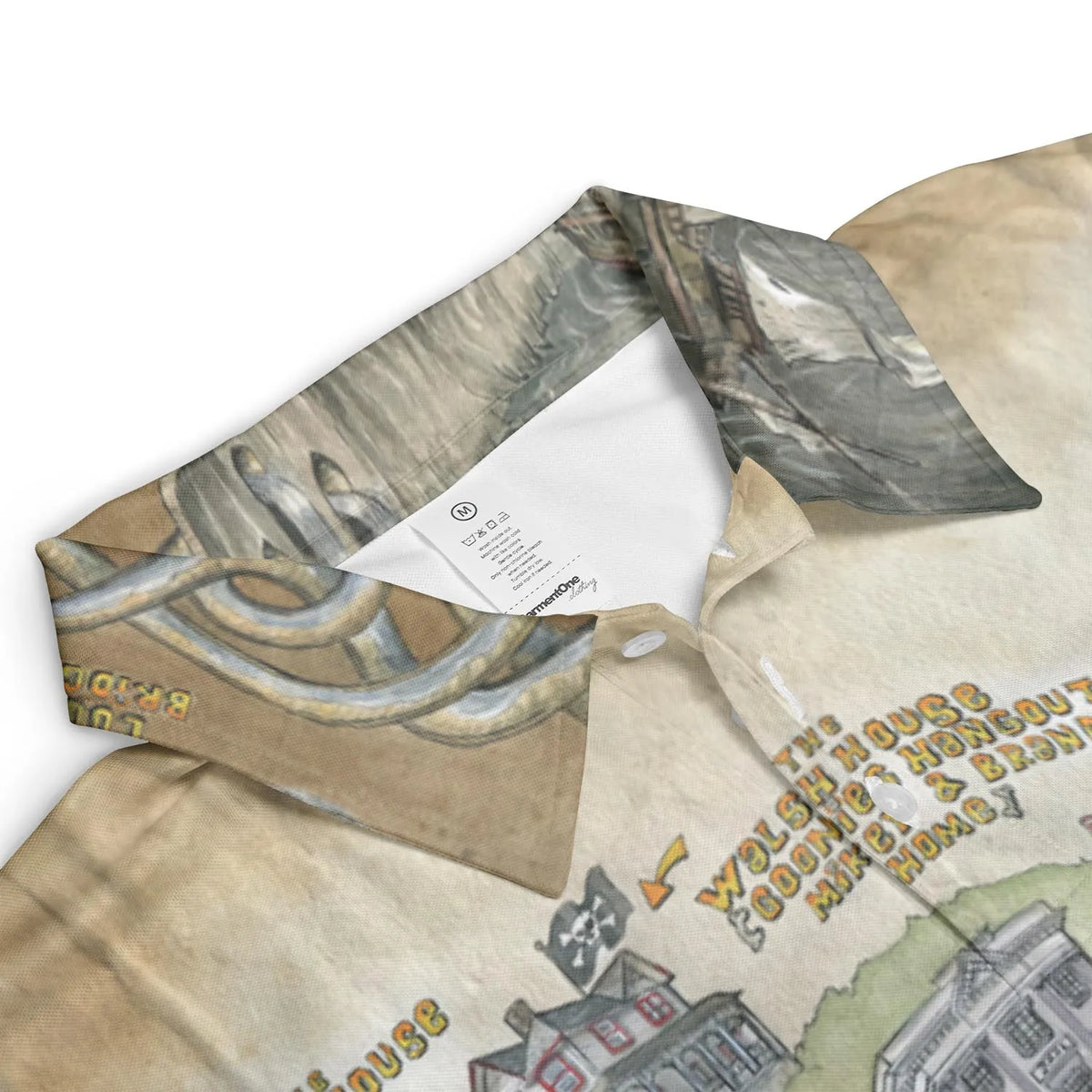 The Goonies Adventure Map AOP Men/Women Polo Shirt