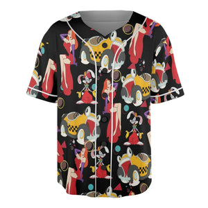Retro 90s Jessica Rabbit Roger Rabbit Unisex Baseball Jersey
