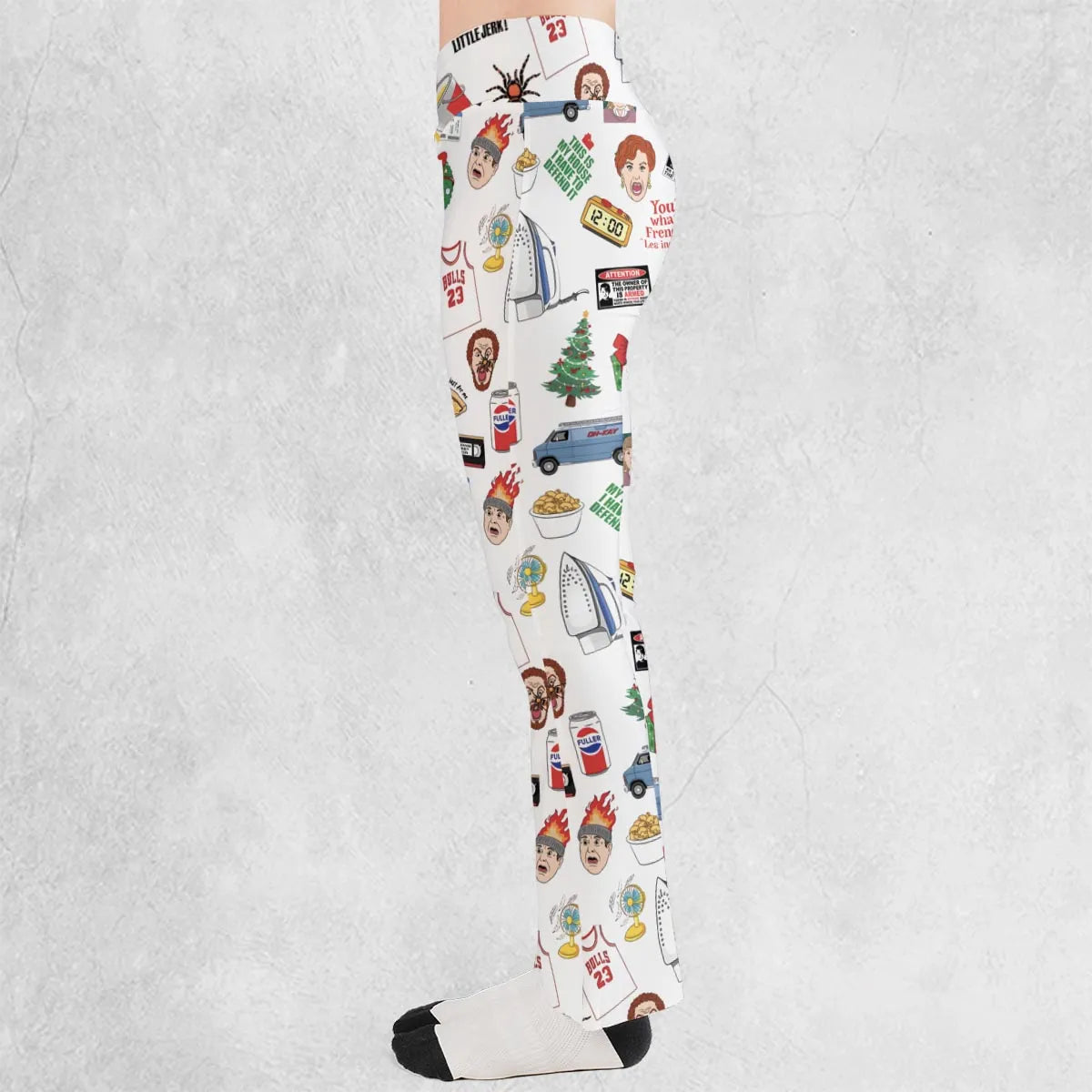 Holiday Pranks Home Alone Flare Leggings