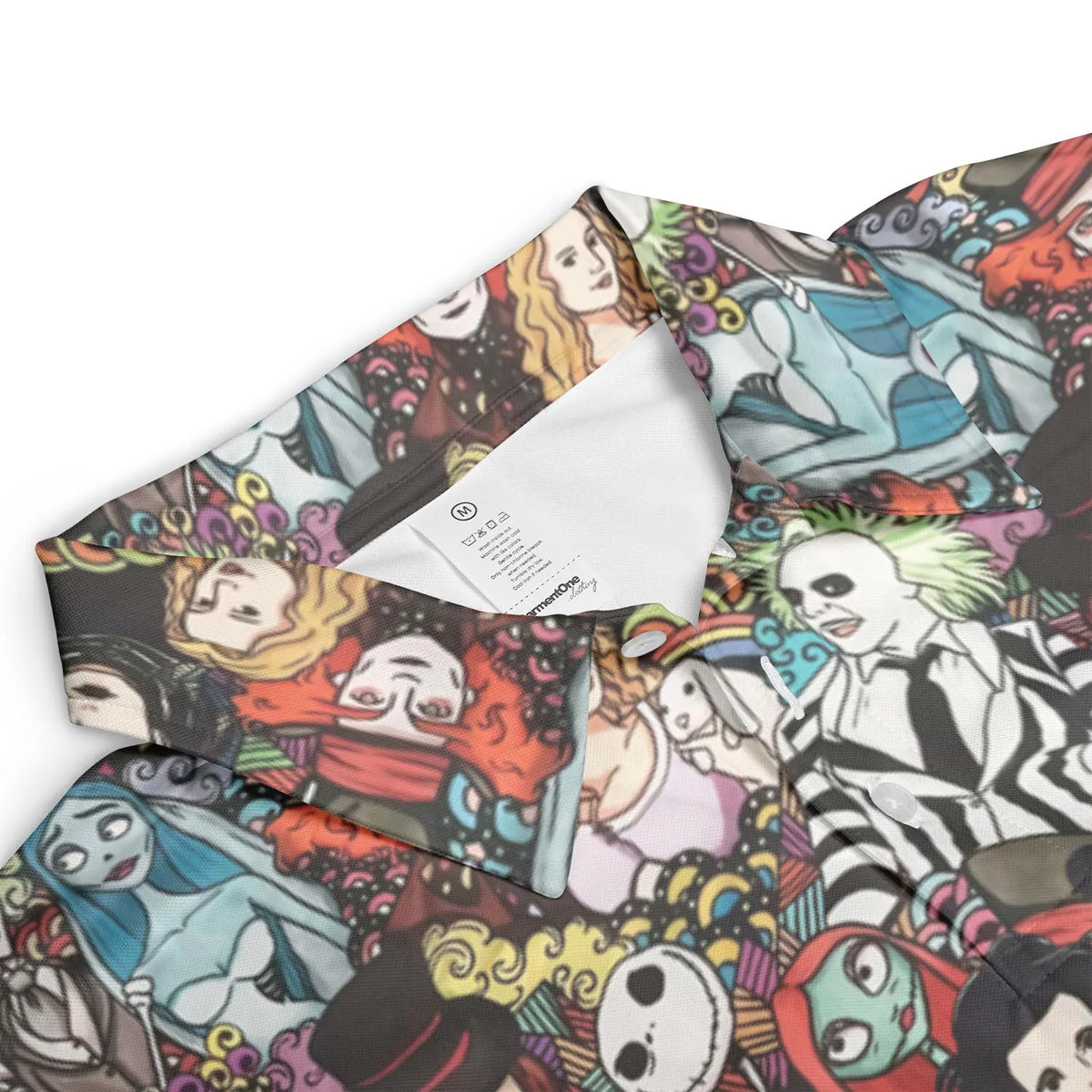 Tim Burton Characters Halloween AOP Men/Women Polo Shirt