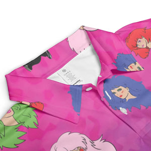Misfits and Hologram  Jem and the Holograms AOP Men/Women Polo Shirt