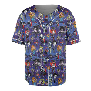 Tim Burton Movies Unisex Baseball Jersey