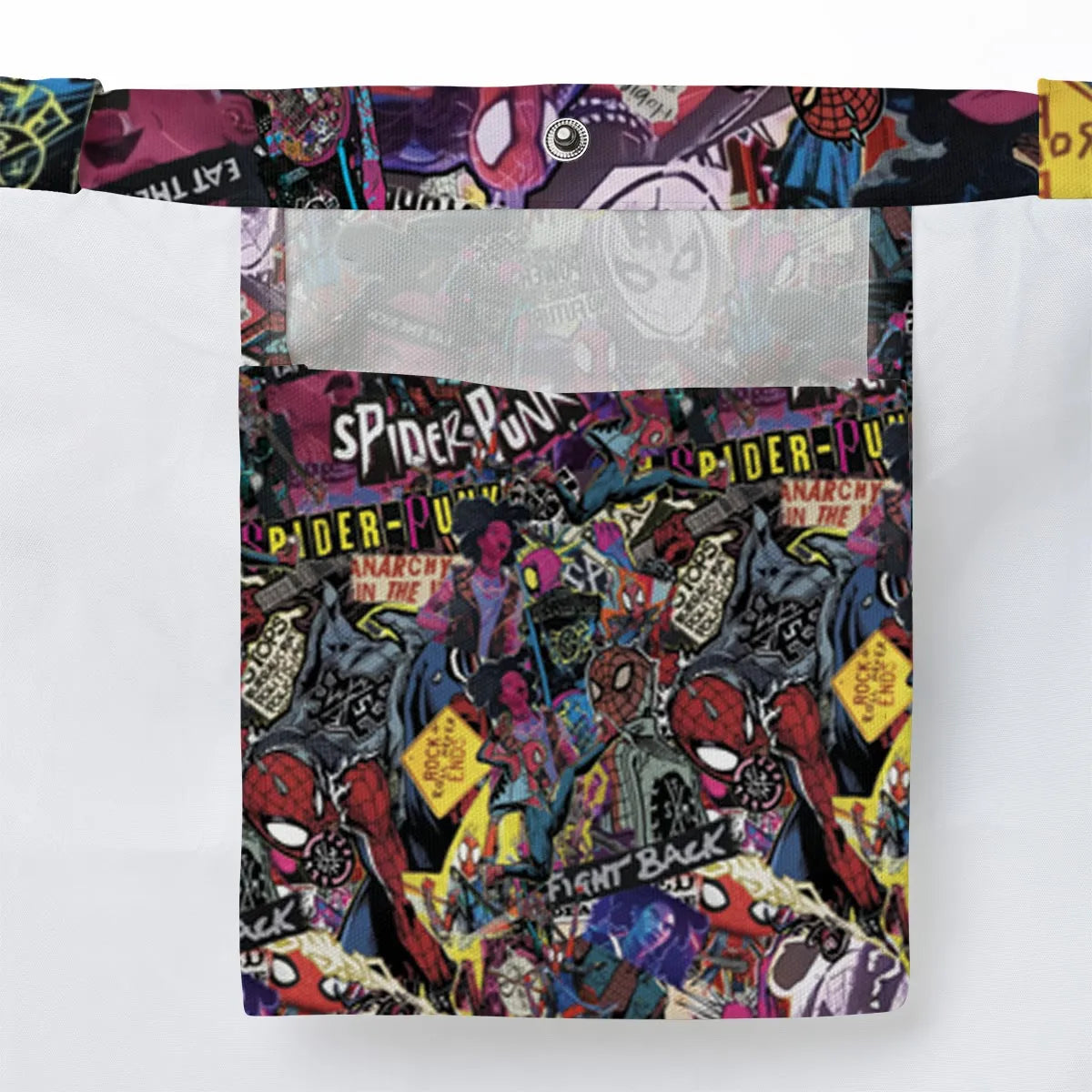 Spider-Punk Get Punked Across Spider-Verse Large Tote Bag