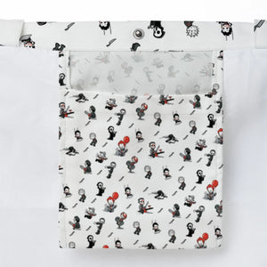 Baby Horror Characters Pattern Large Tote Bag