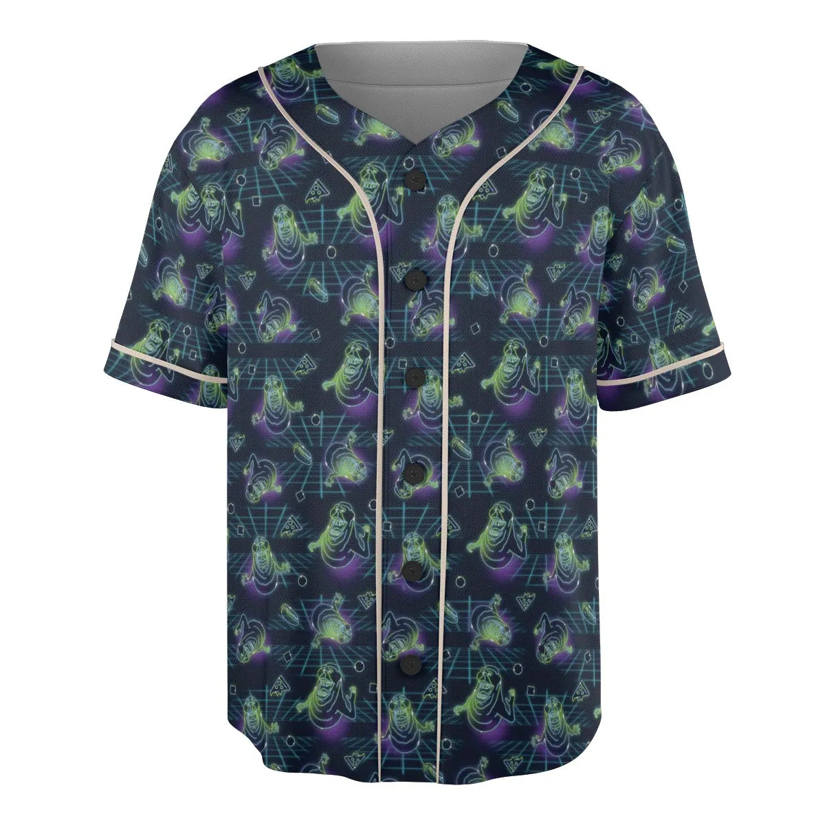The Real Ghostbusters Slimer Classics Retro Unisex Baseball Jersey